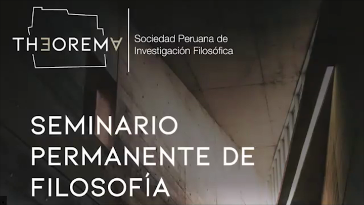Seminario Permanente de Filosofía - Sesión 05 de abril | Educast PUCP